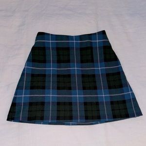 Aritzia Plaid Mini Skirt